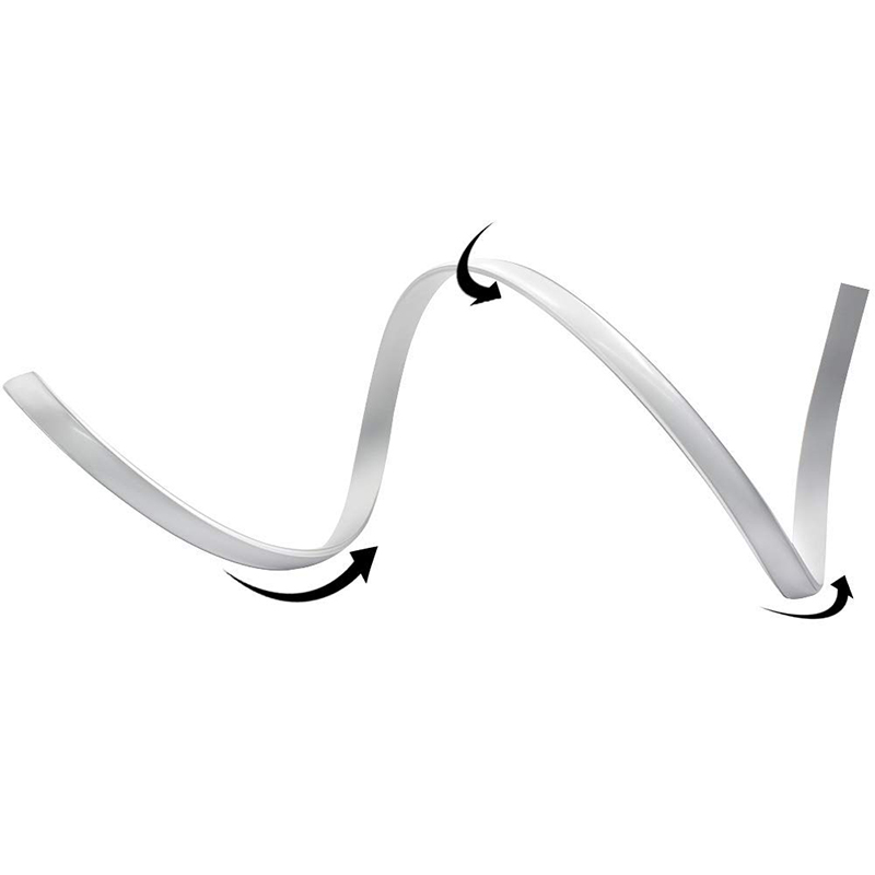 Flexible LED Diffuser Aluminum Channel C Shape For 12mm Single Color LED Strip Lights Flexible LED Diffuser Aluminum Channel C Shape For 12mm Single Color LED Strip Lights